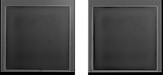 SAT photo comparison after thermal cycle test