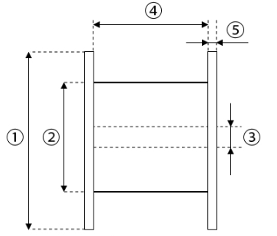 スプール寸法イメージ